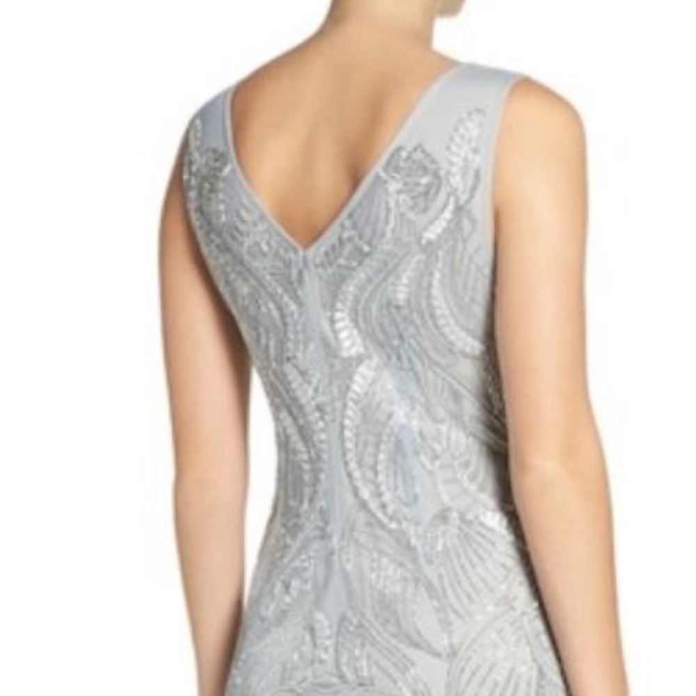 Adrianna Papell Beaded Sheath Dress - Picture 3 of 8